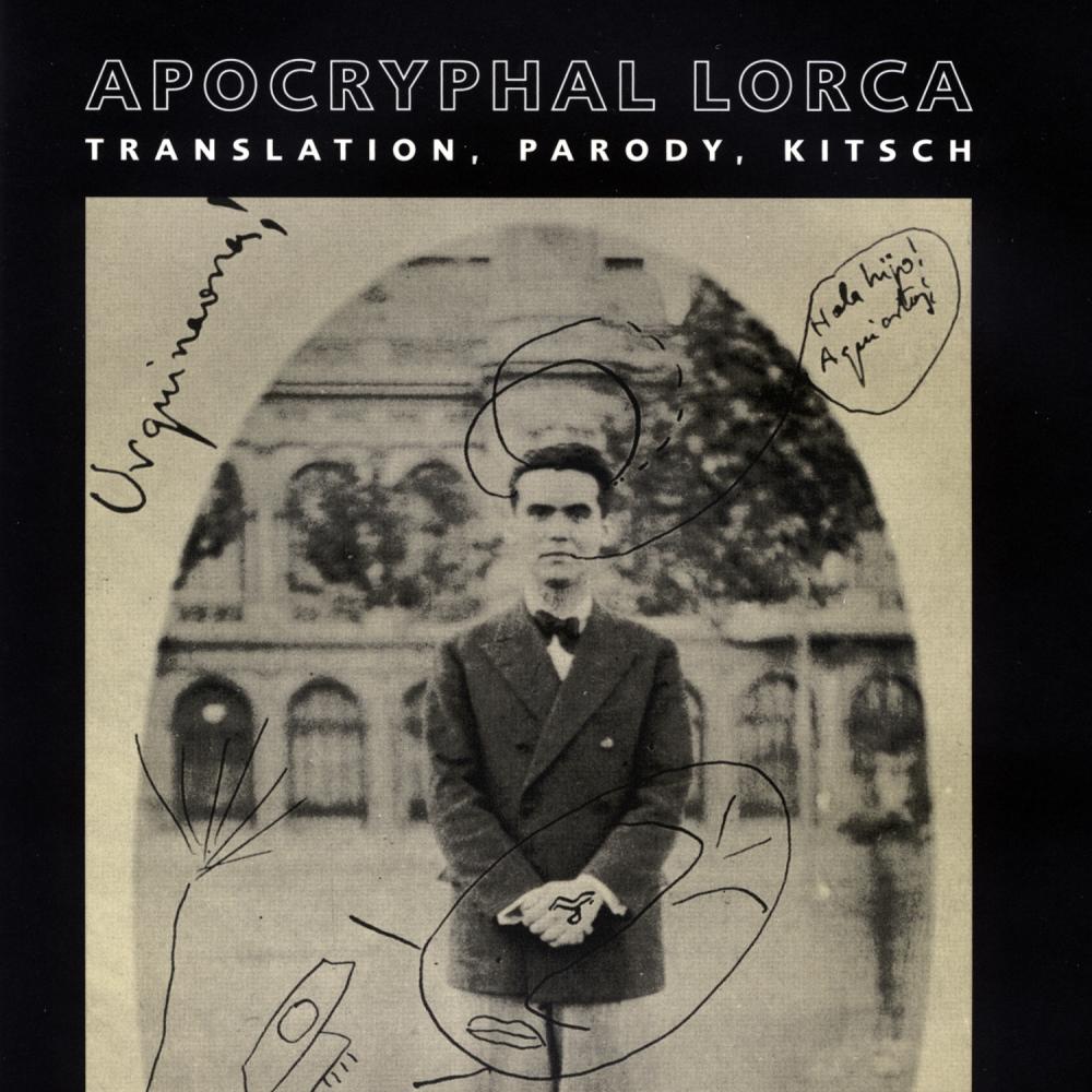 Black and white book cover showing Federico Garcia Lorca as a young boy.