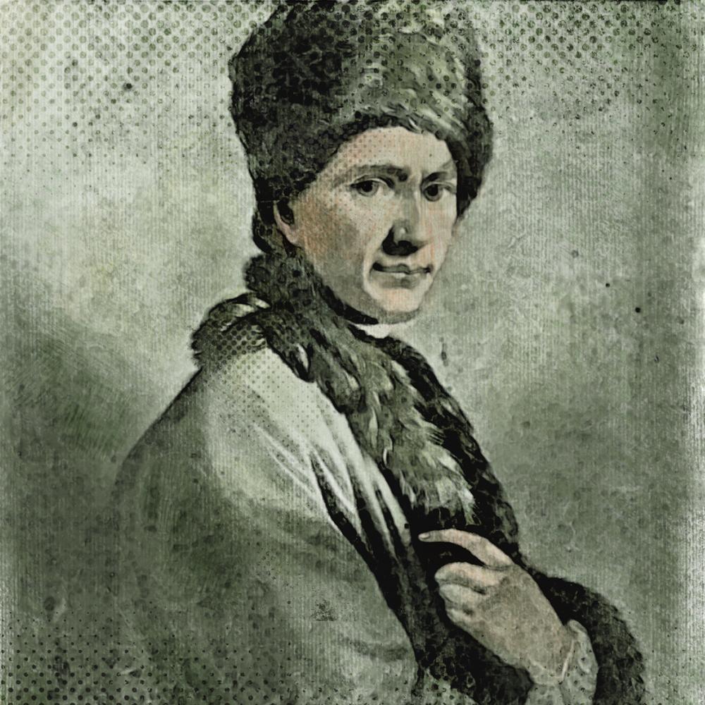Etching of Jean Jacques Rousseau