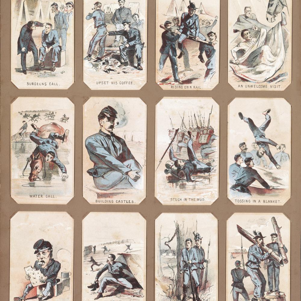 series of souvenir cards