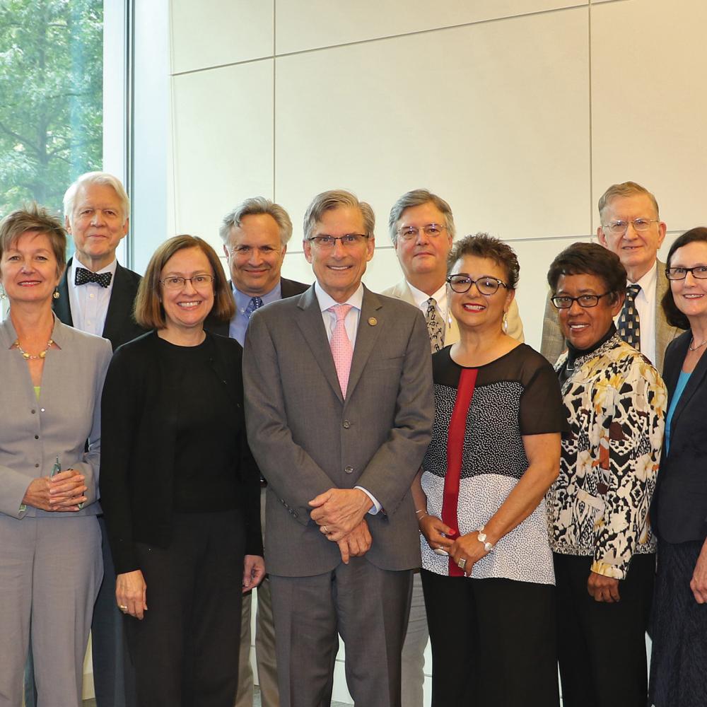 Color photo of the members of the National Council on the Humanities, 2015.