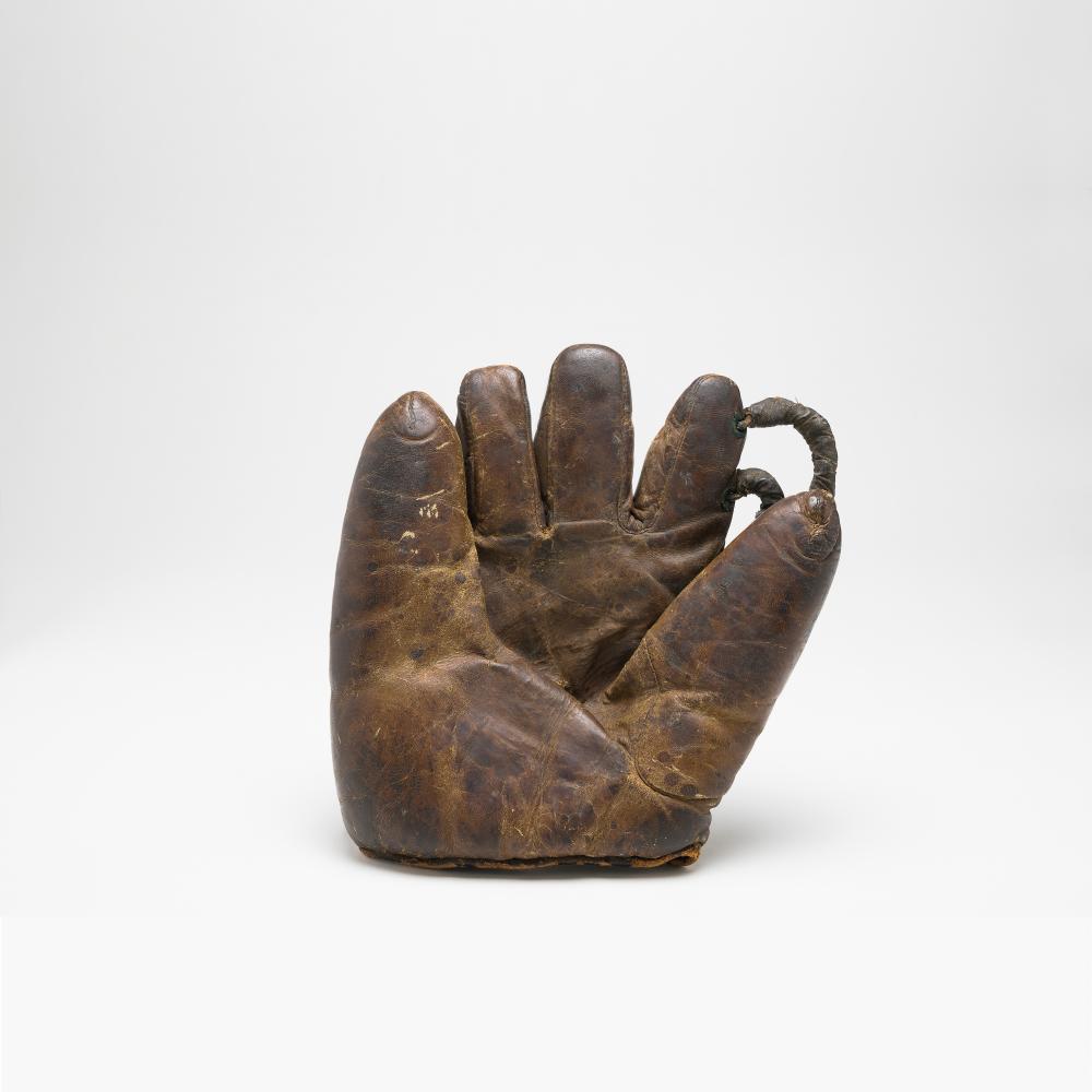Baseball glove belonging to “Willie” Mitchell.