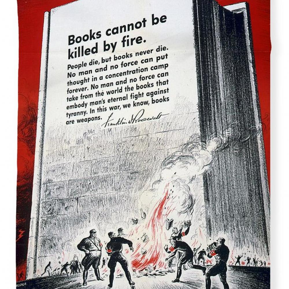 Books are Weapons WWII poster