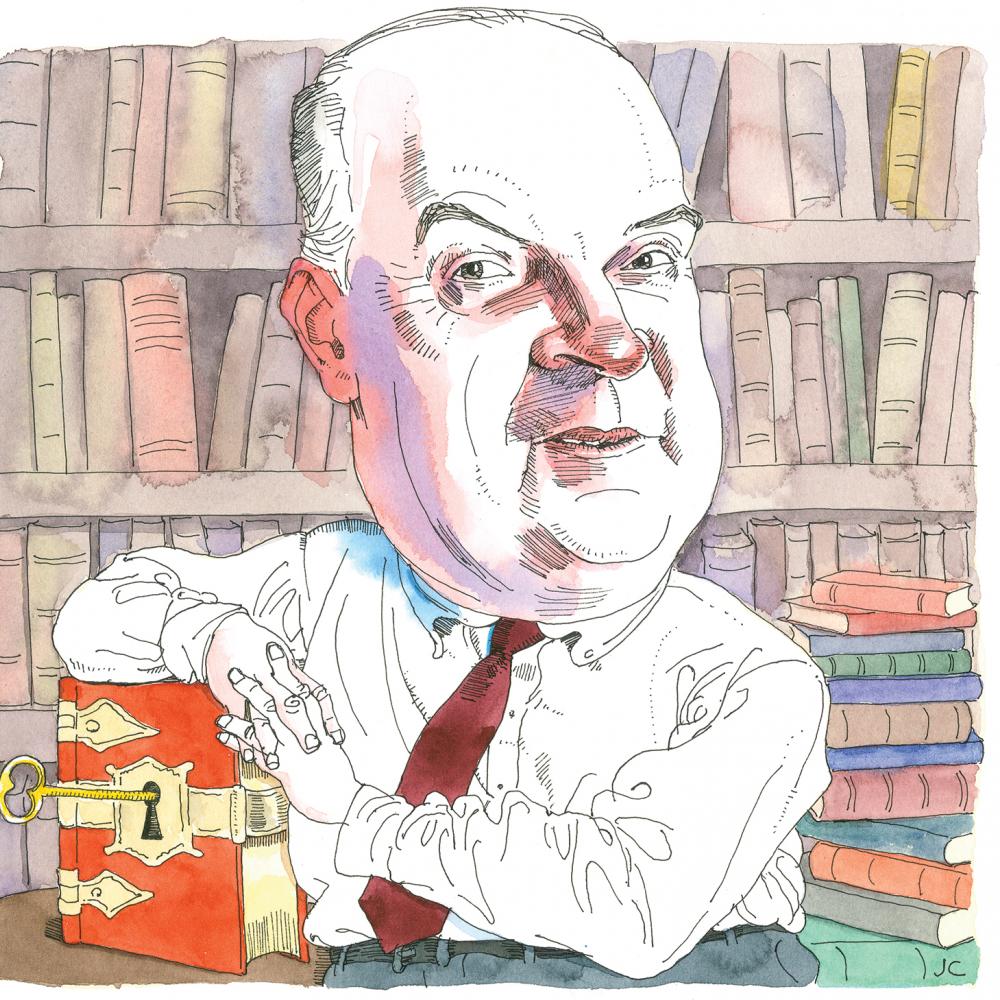 Illustration of Edmund Wilson 