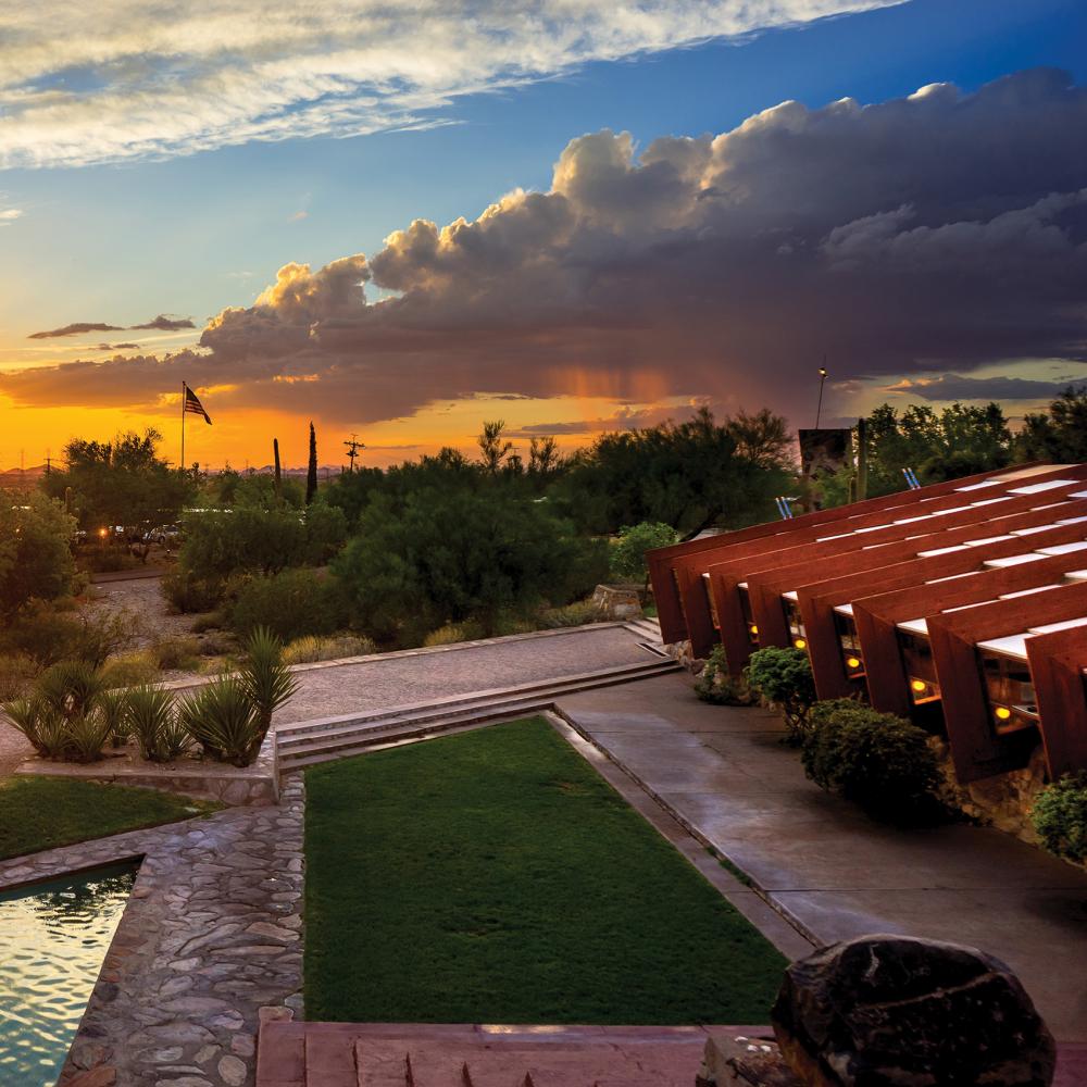 Desert view from Taliesin West