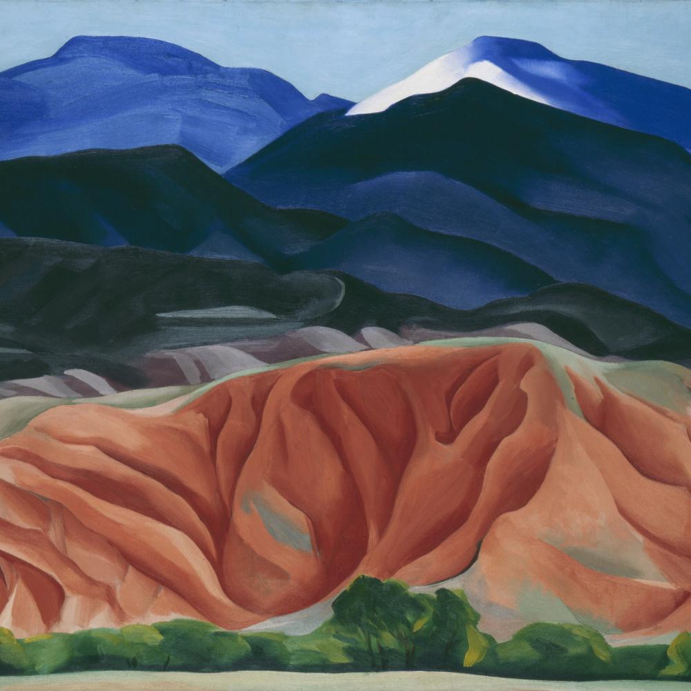 Georgia O'Keeffe. Black Mesa Landscape, New Mexico / Out Back of Marie's II, 1930