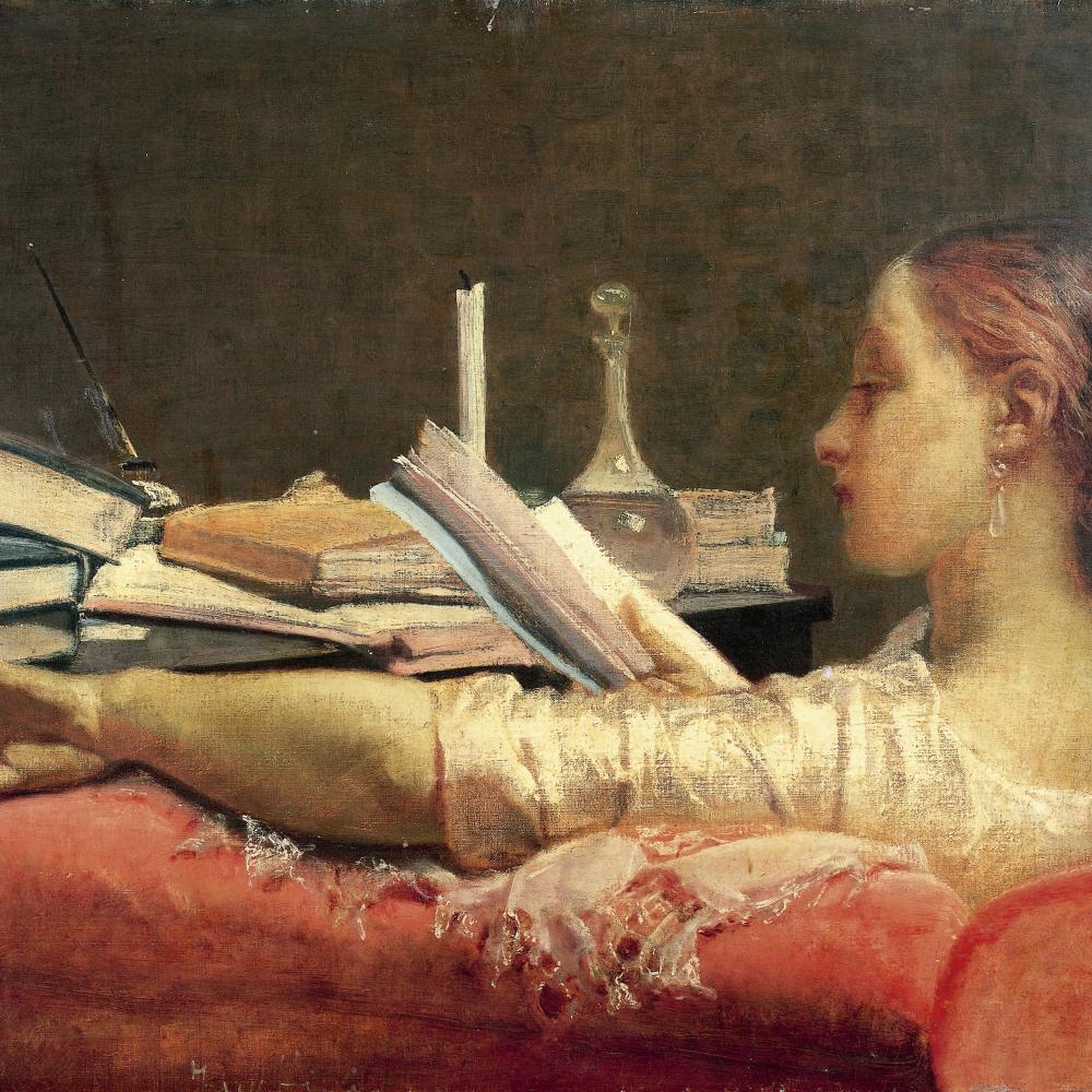lady reading