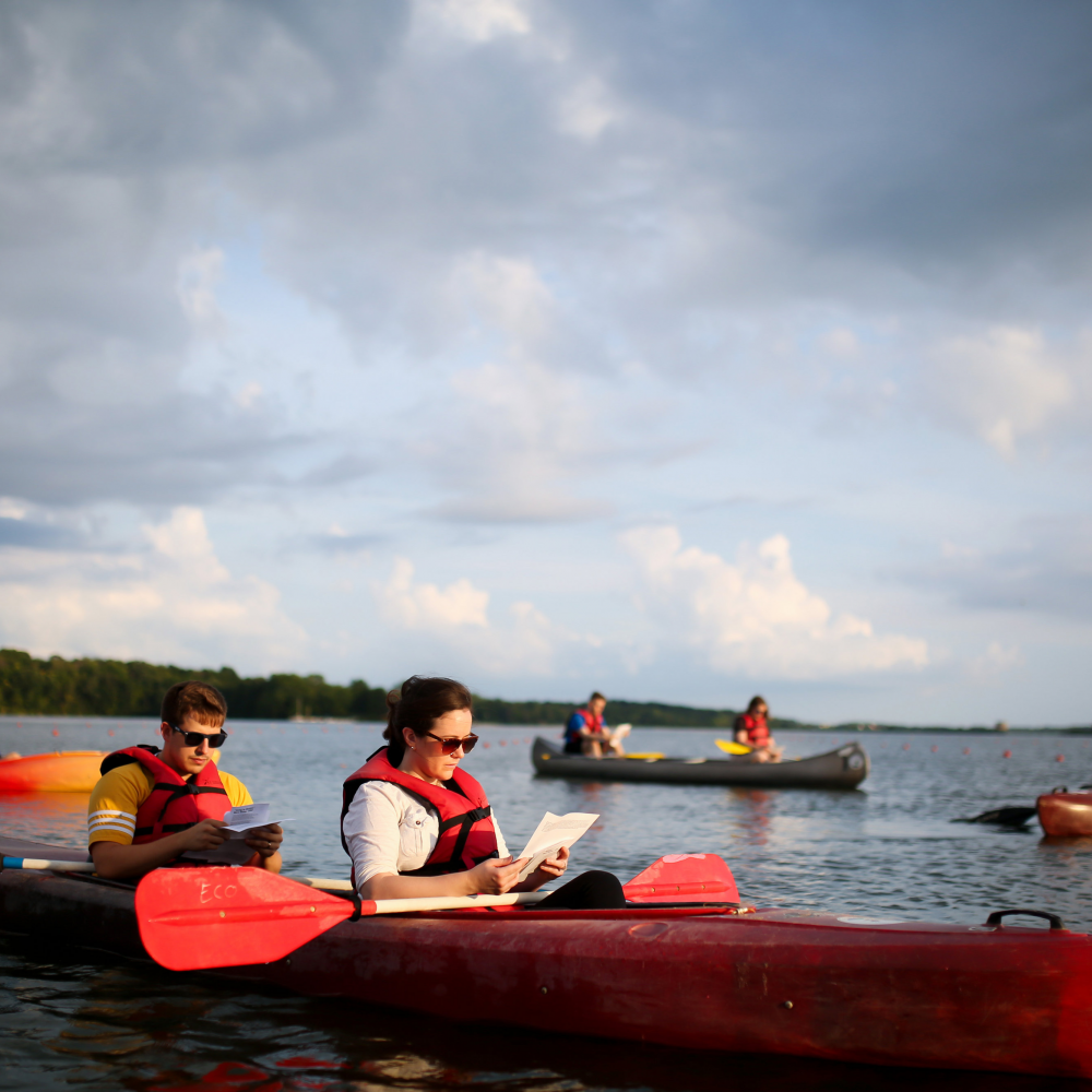 kayak on White River