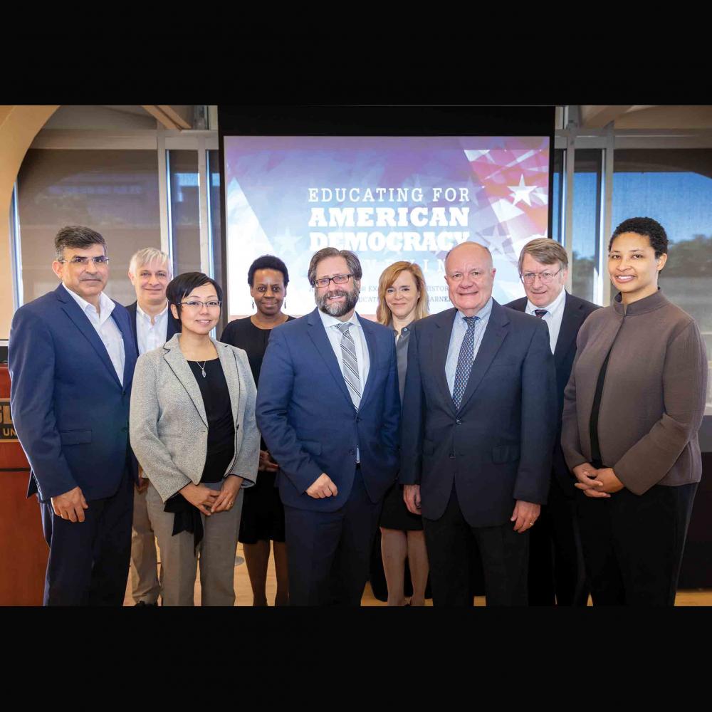 Participants in educating for American democracy