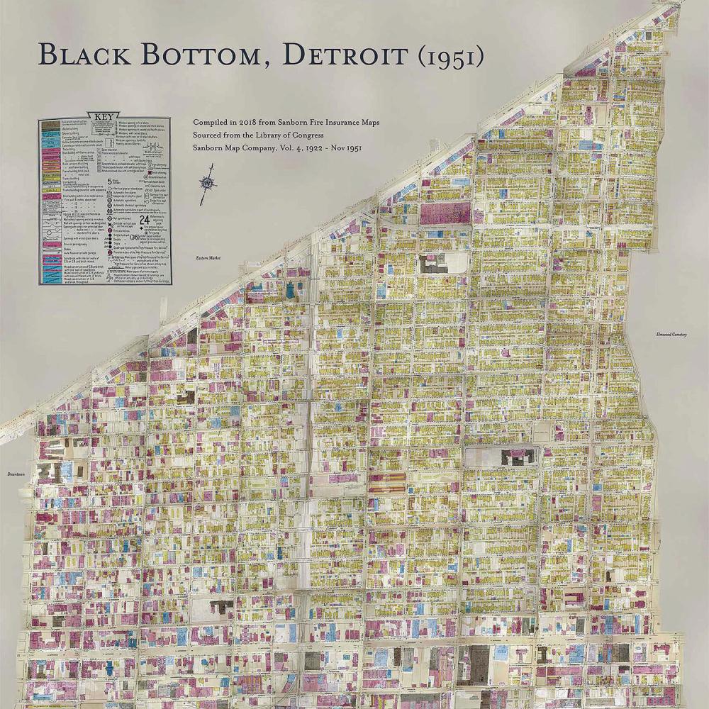 color map of black bottom 1951