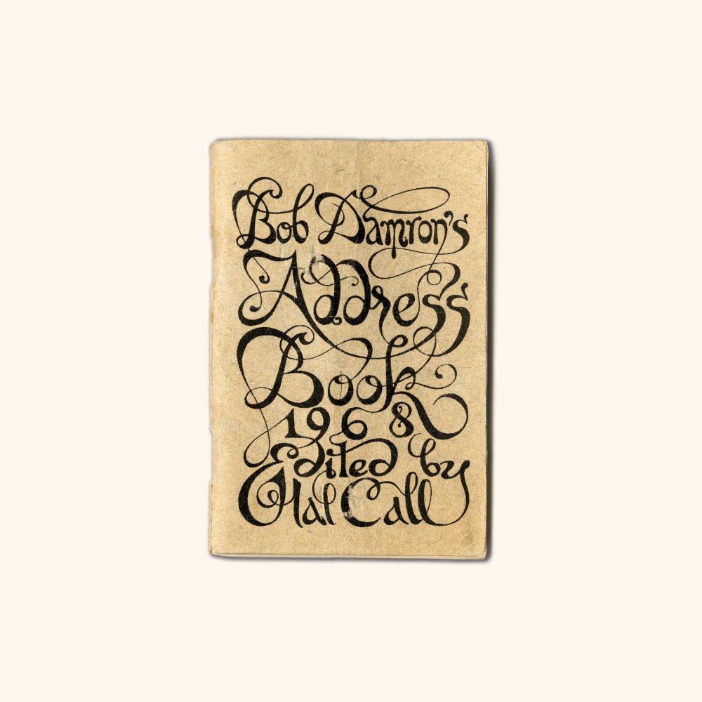 Cover of Bob Damron's 1968 Address Book