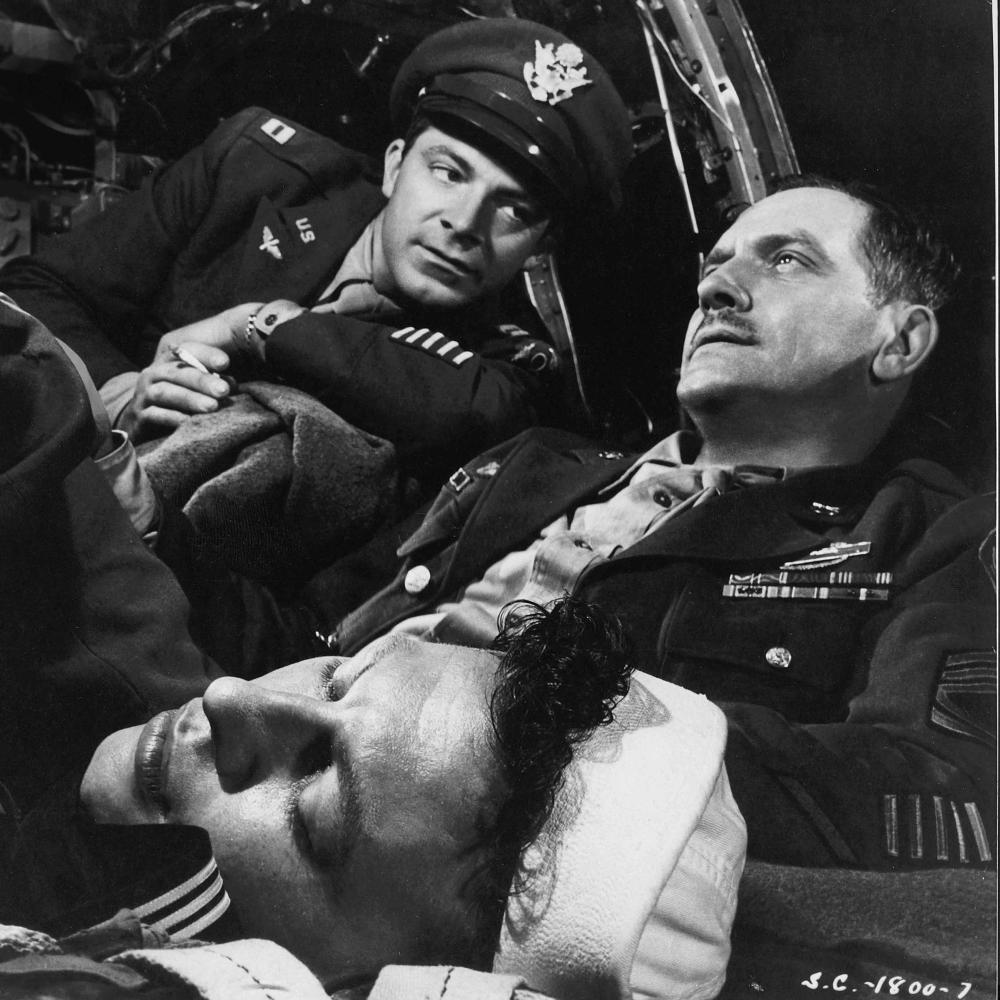Soldiers in a B-17