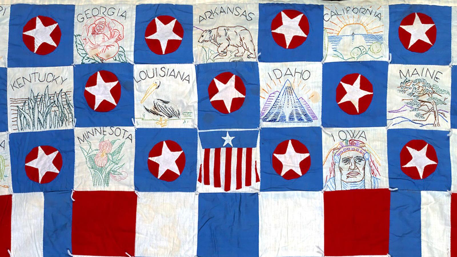 48-State Quilt from the Smithsonian American Art Museum and its Renwick Gallery