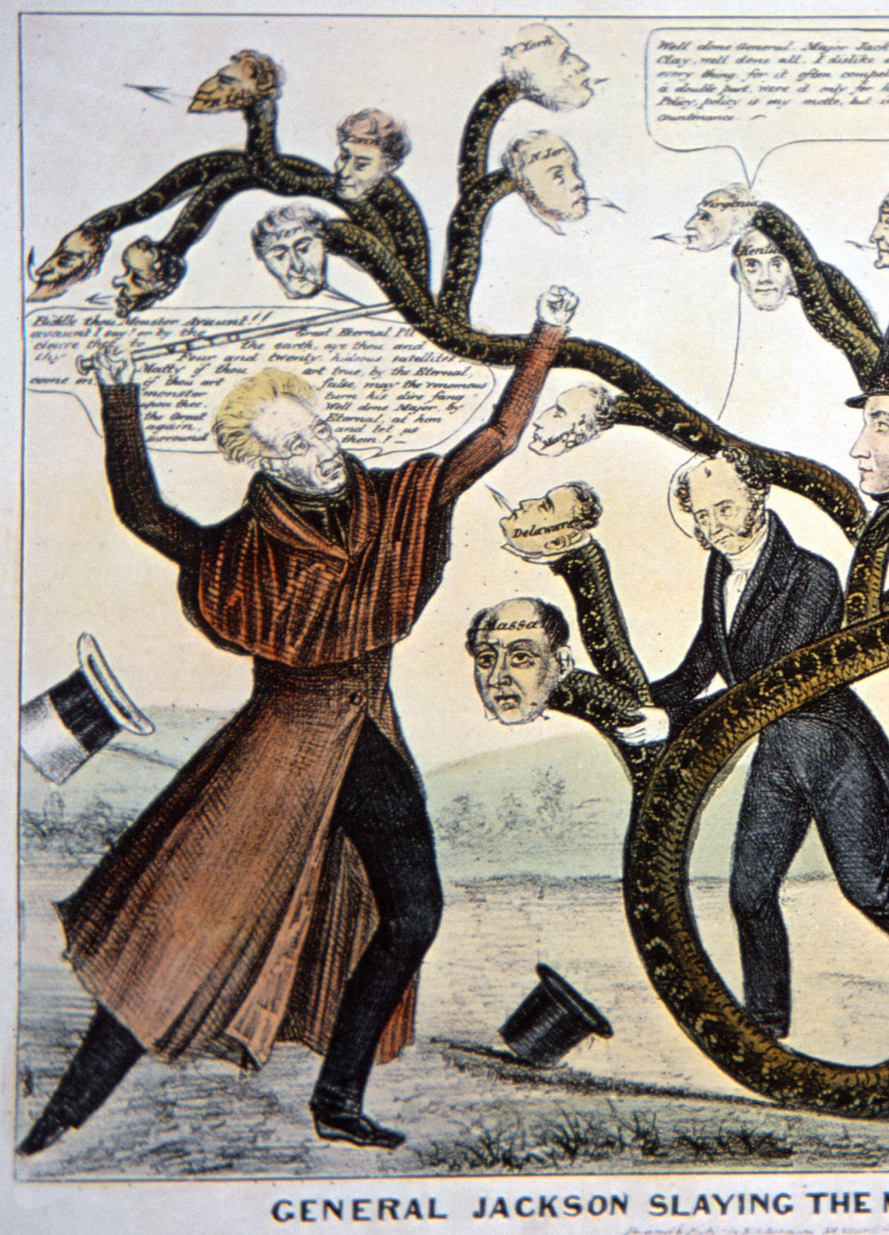Andrew Jackson Caricature King Andrew and the Bank National Endowment for the