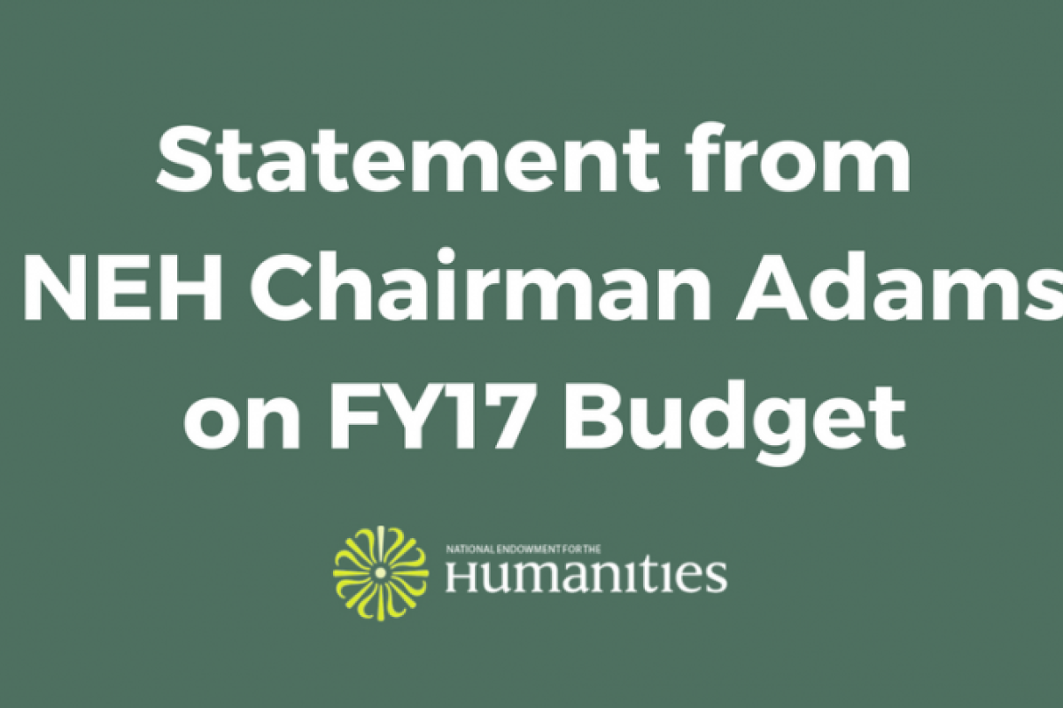 Statement on budget