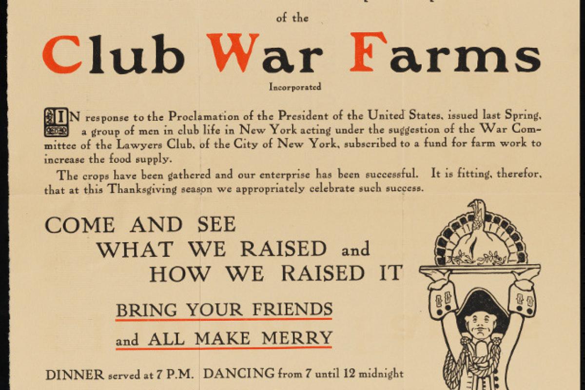 Invitation to the Harvest Festival Dinner Dance