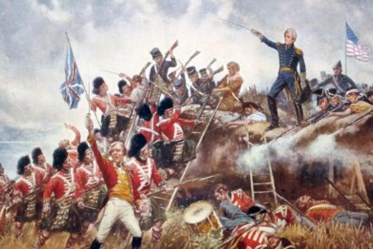 1910 painting by Edward Percy Moran of Battle of New Orleans