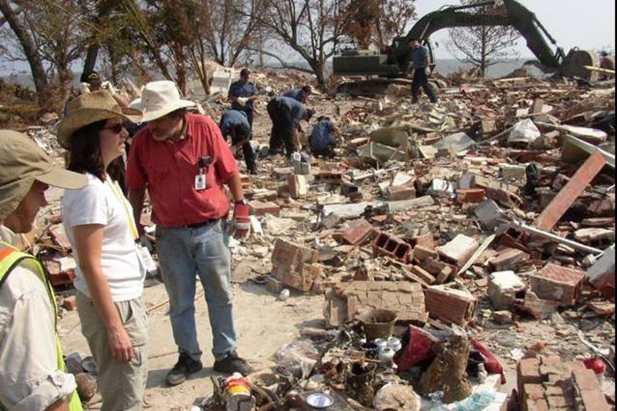 Beauvoir, the Jefferson Davis Home and Library in Biloxi MS post Katrina