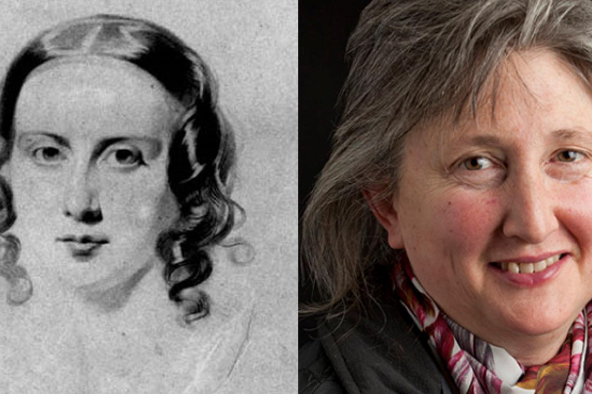 Catherine Hogarth Dickens (left) and Lillian Nayder (right)