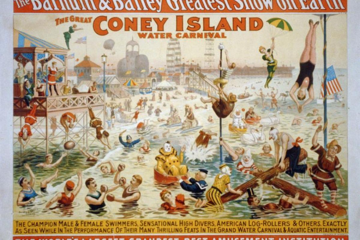 poster: Coney Island Water Festival, 1898