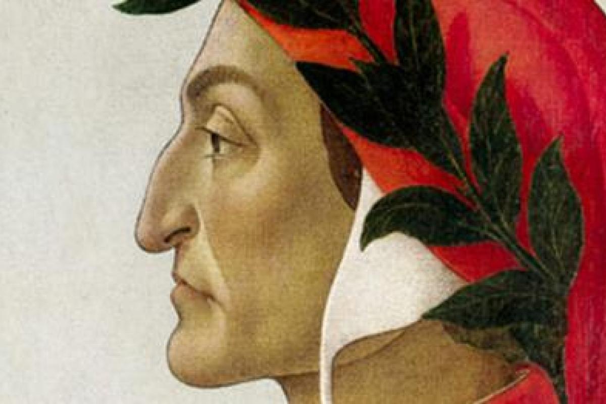 Dante Alighieri's portrait by Sandro Botticelli, 1495