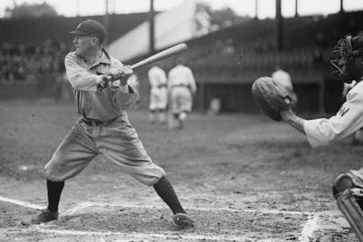 Donie Bush, Detroit, 1913, black and white photo