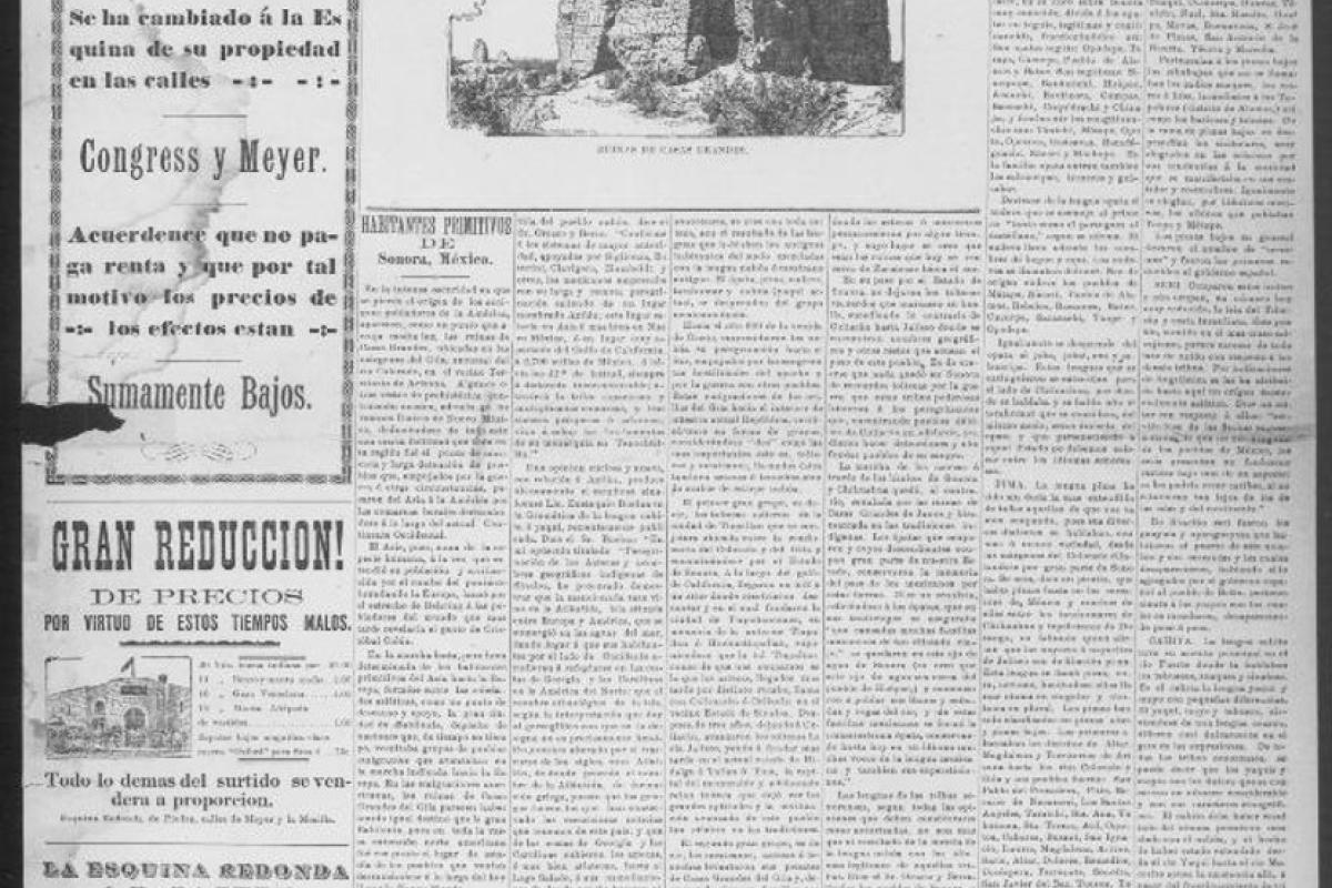 El fronterizo newspaper page