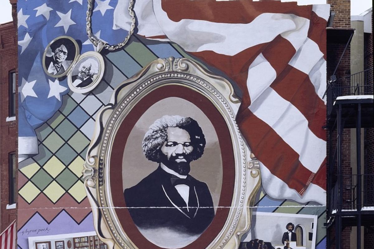 Frederick Douglass mural, Washington, DC