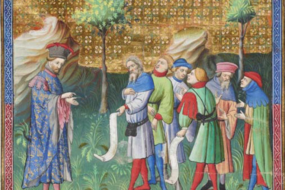 The Well Dressed Trainer of Huntsmen (detail)