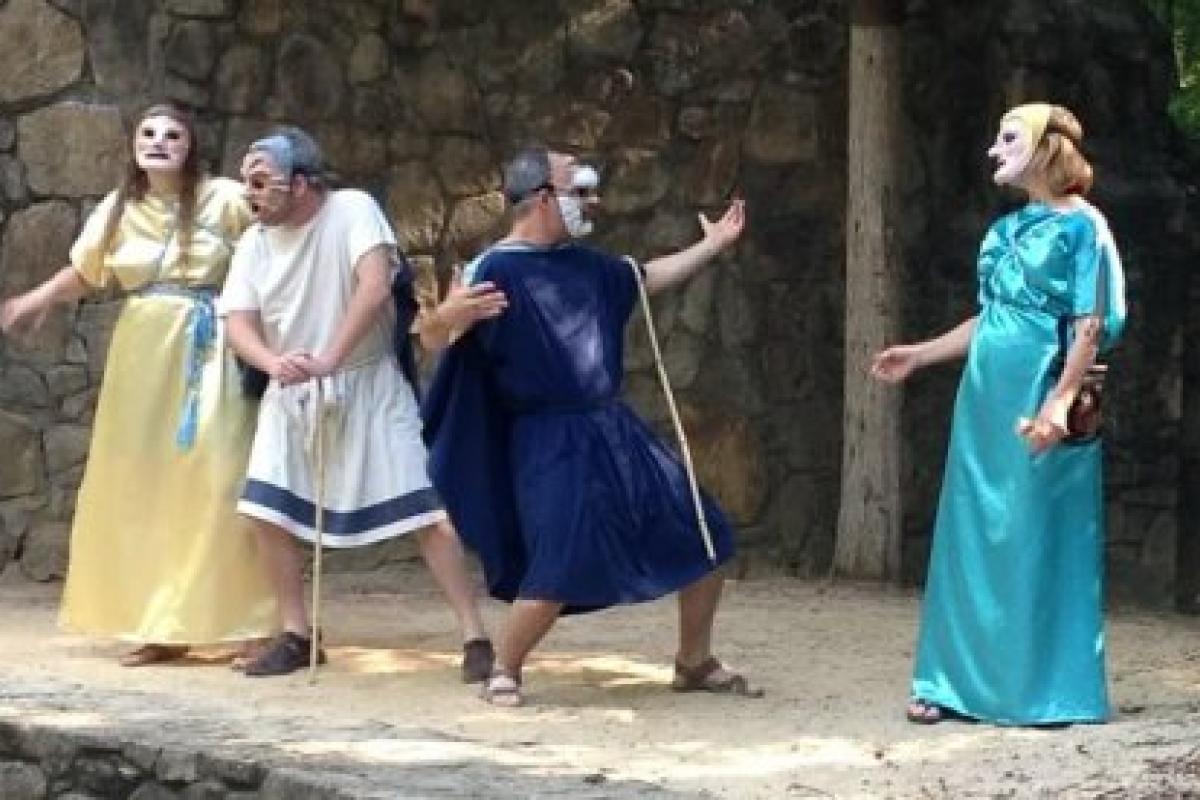 Scene from Bacchides