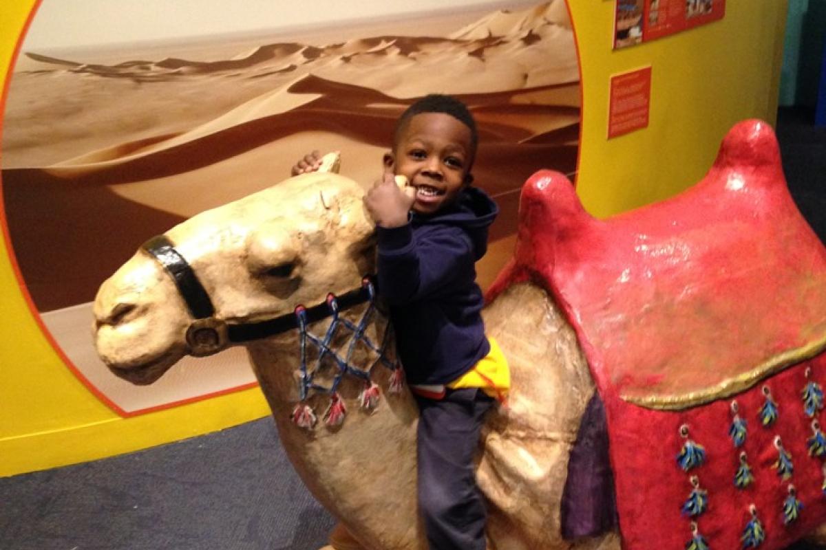 Boy on Camel