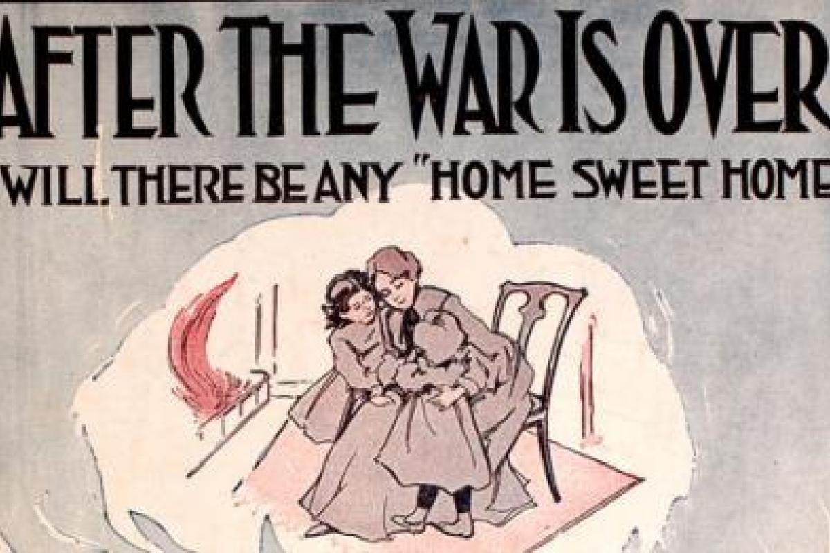 cover for "After the War Is Over" sheet music from 1917