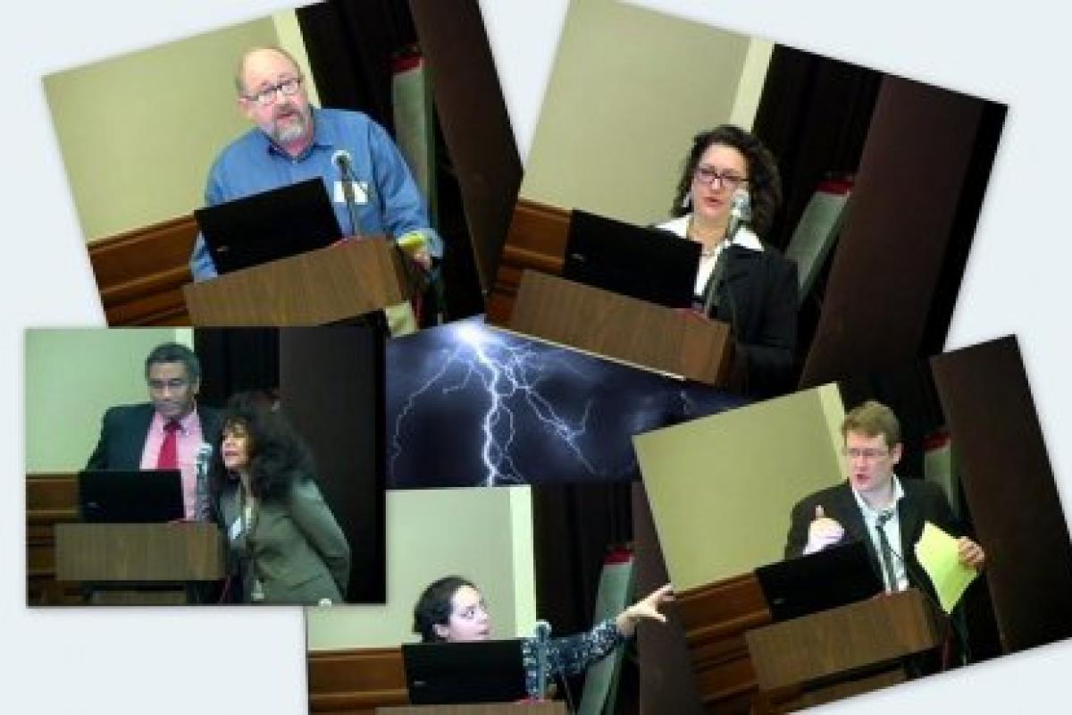 Collage of Screenshots from Lightning Round Video
