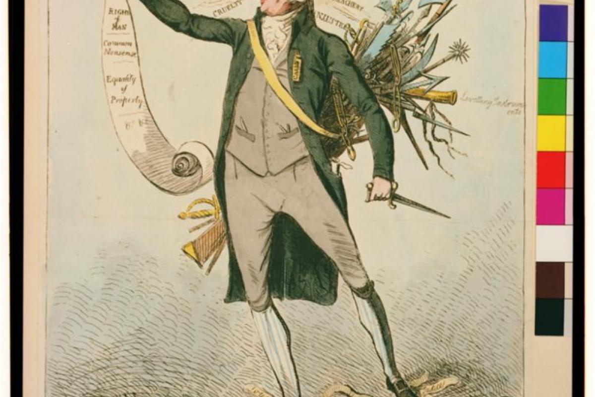 a British cartoon of Thomas Paine
