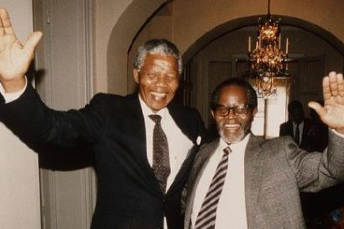 Nelson Mandela and Oliver Tambo