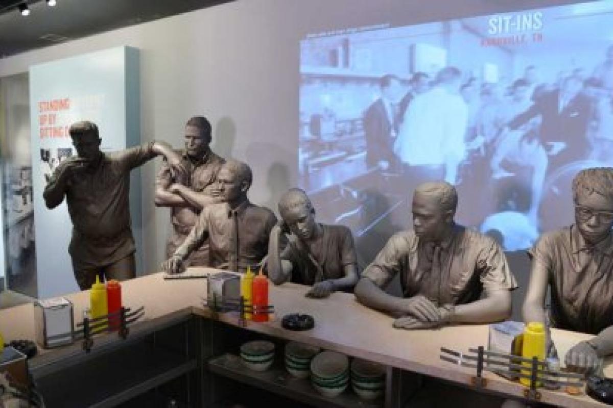 lunchcounter sit-in exhibit