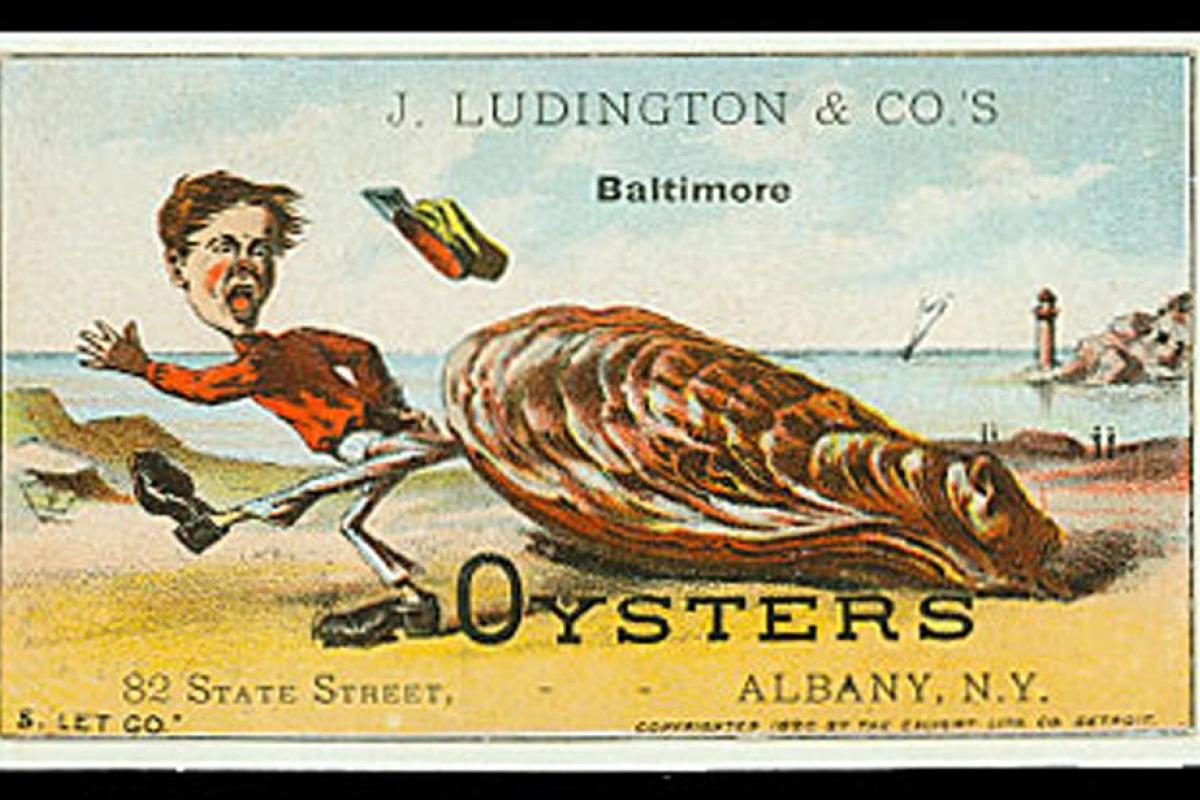 19th-century oyster advertising