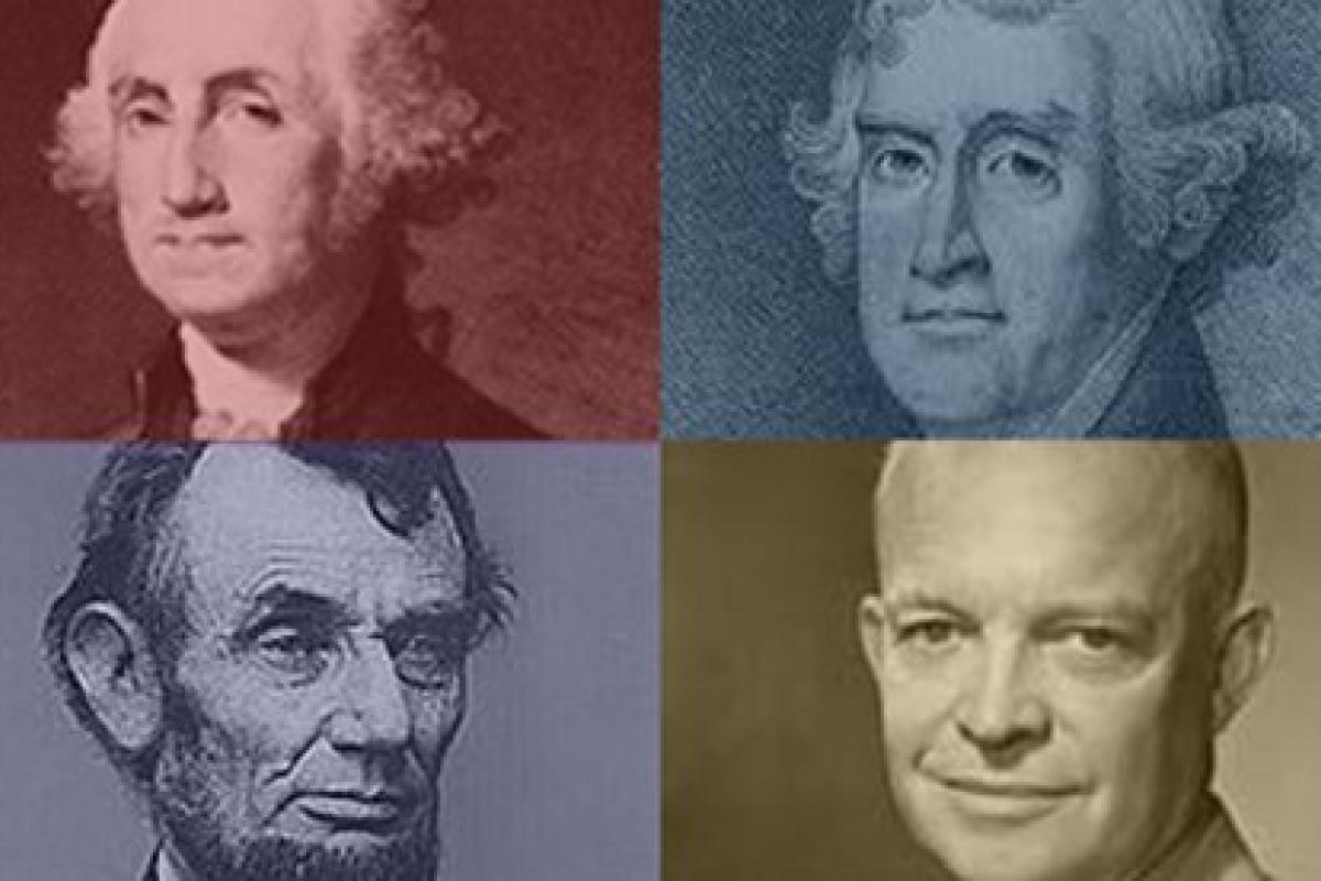 Image of Washington, Jefferson, Lincoln, and Eisenhower