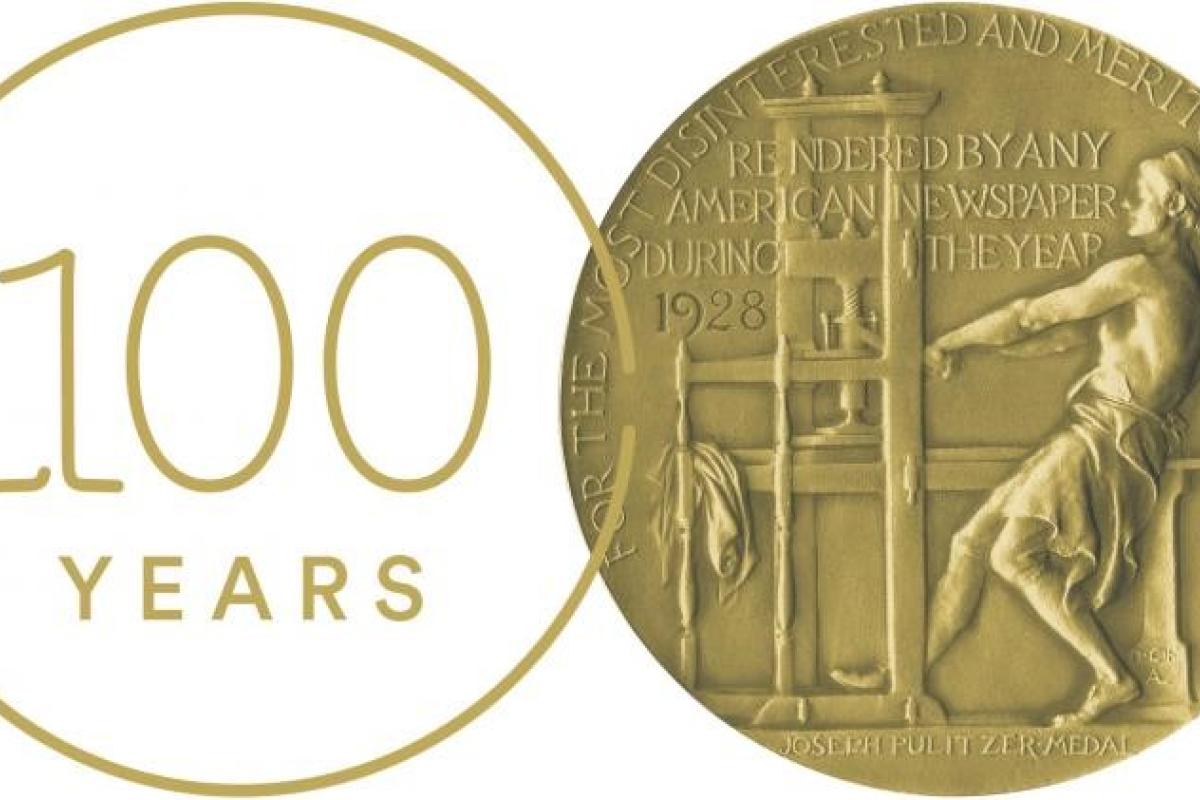 100 Years Pulitzer Prize logo