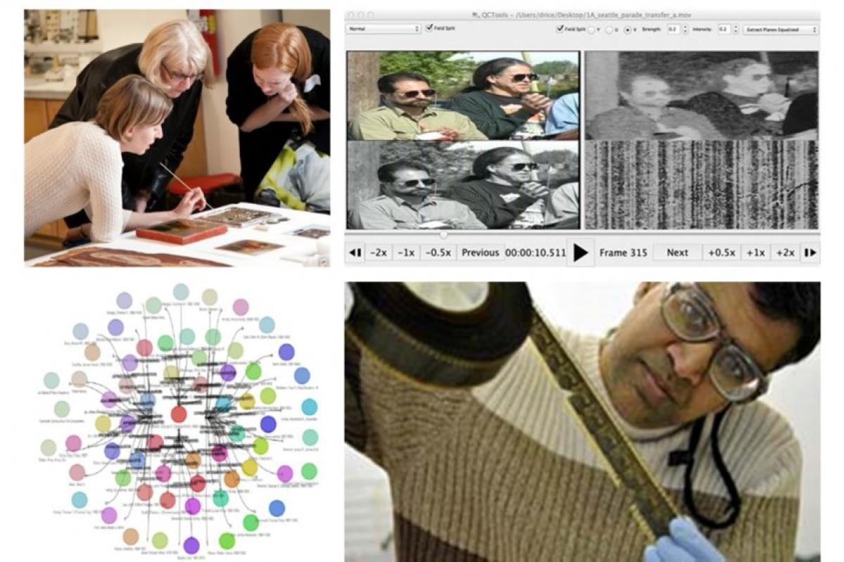 Researchers at work