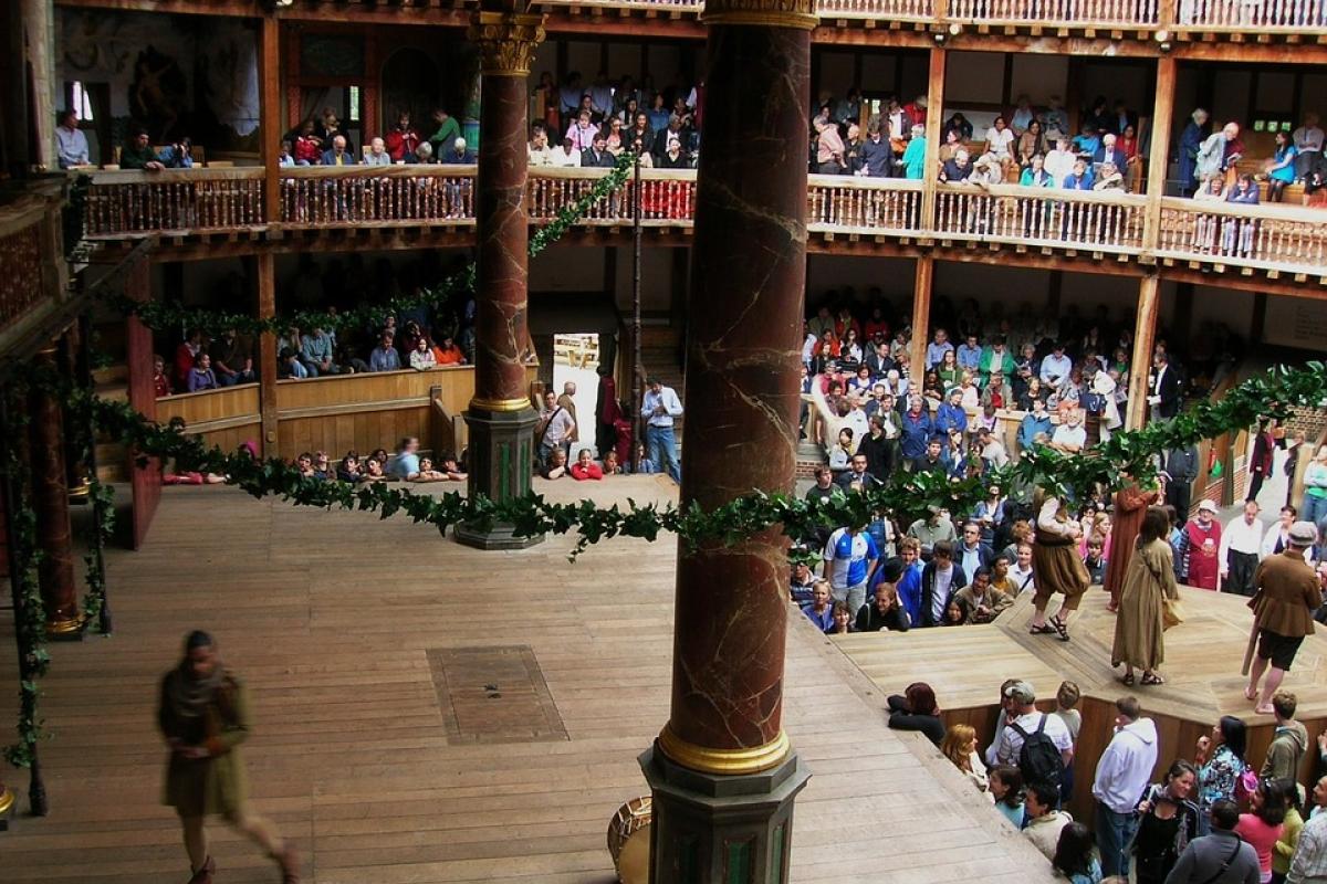 The Globe Theatre, London.