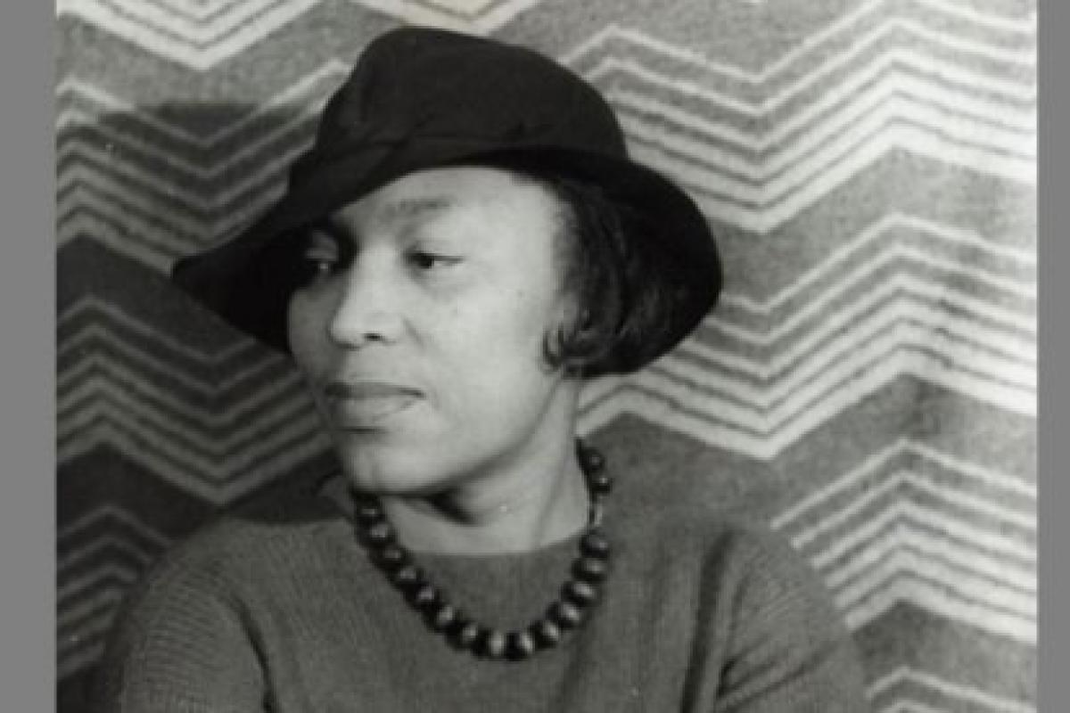Zora Neale Hurston, photo, black & white