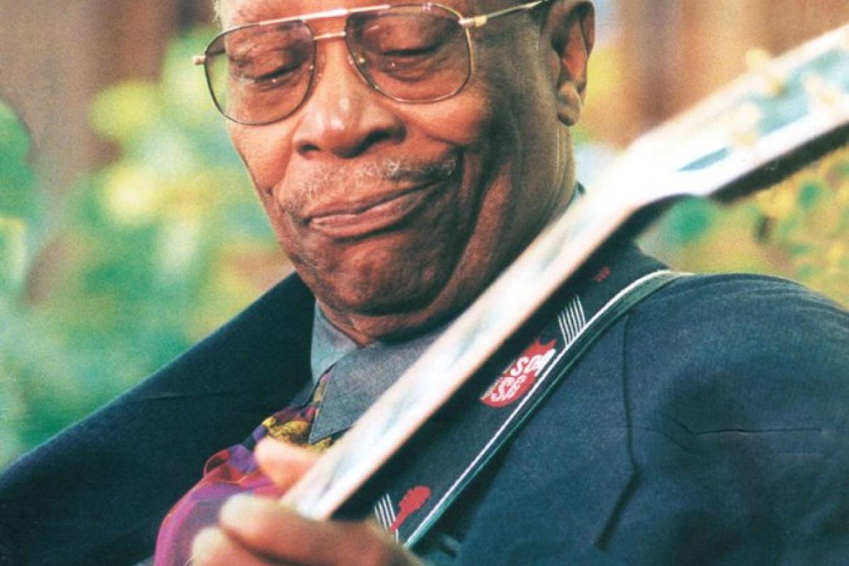 B.B. King Visits NEH to Discuss and Play Blues
