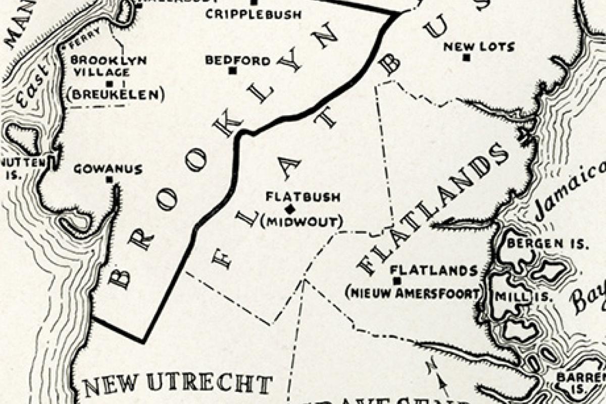 Map of Brooklyn