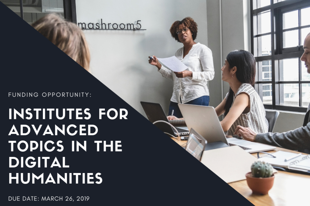 Institutes For Advanced Topics In The Digital Humanities