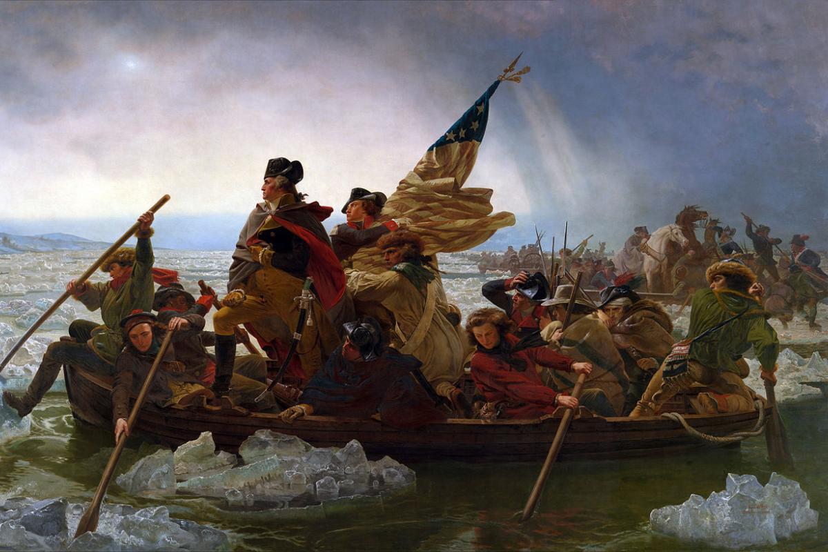 Washington Crossing the Delaware by Emanuel Leutze