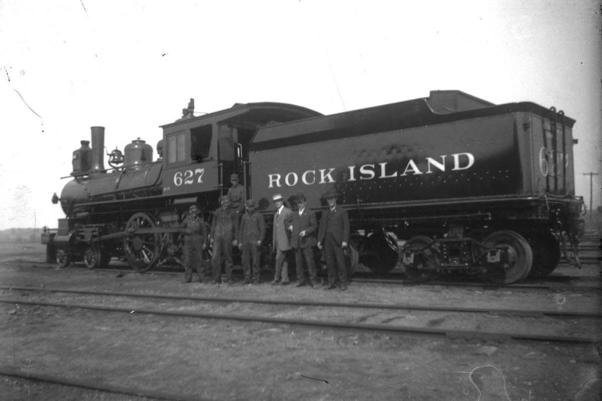 Rock Island locomotive 627, photograph by William Edward Hook