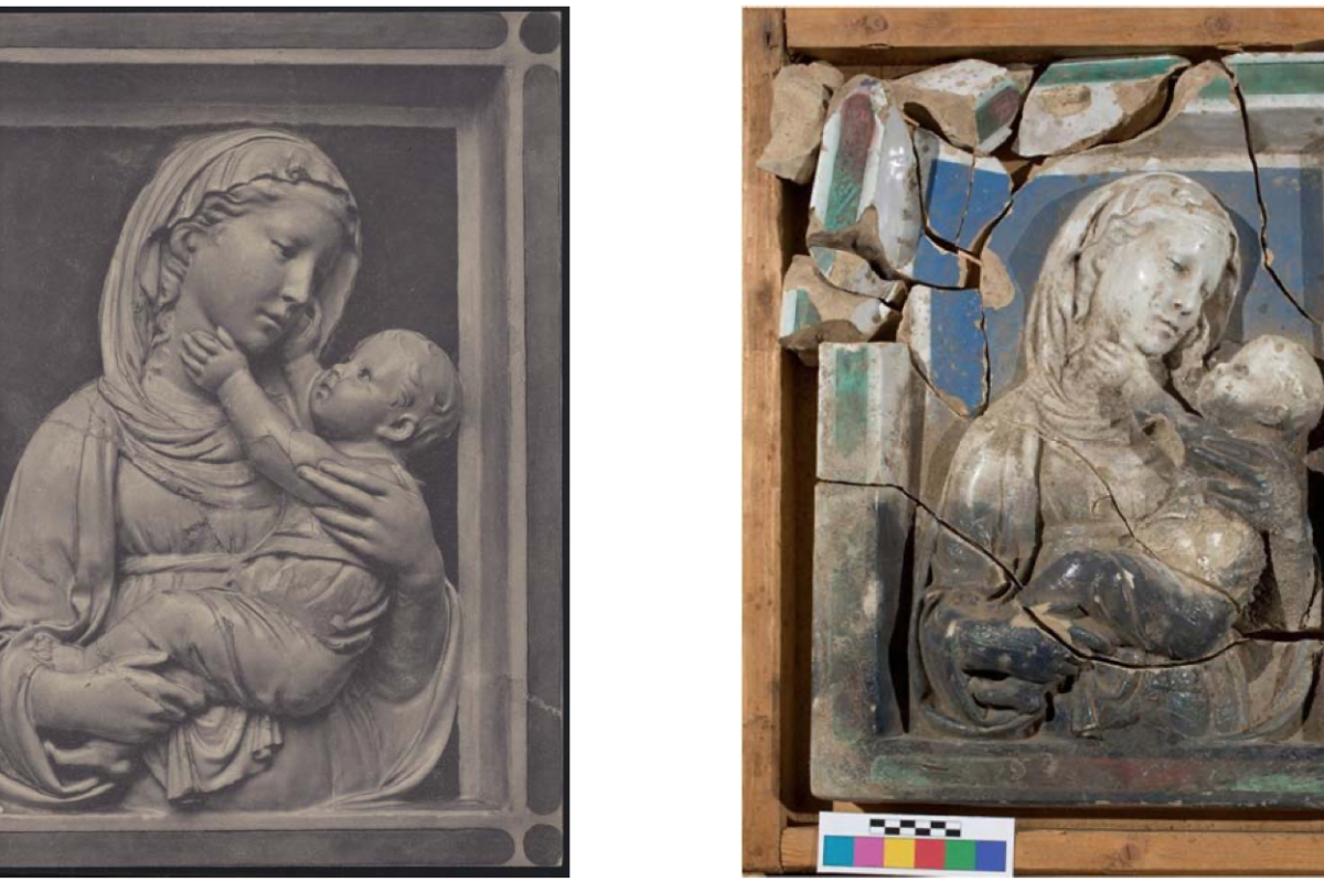 Archival image of the Friedrichsein Madonna