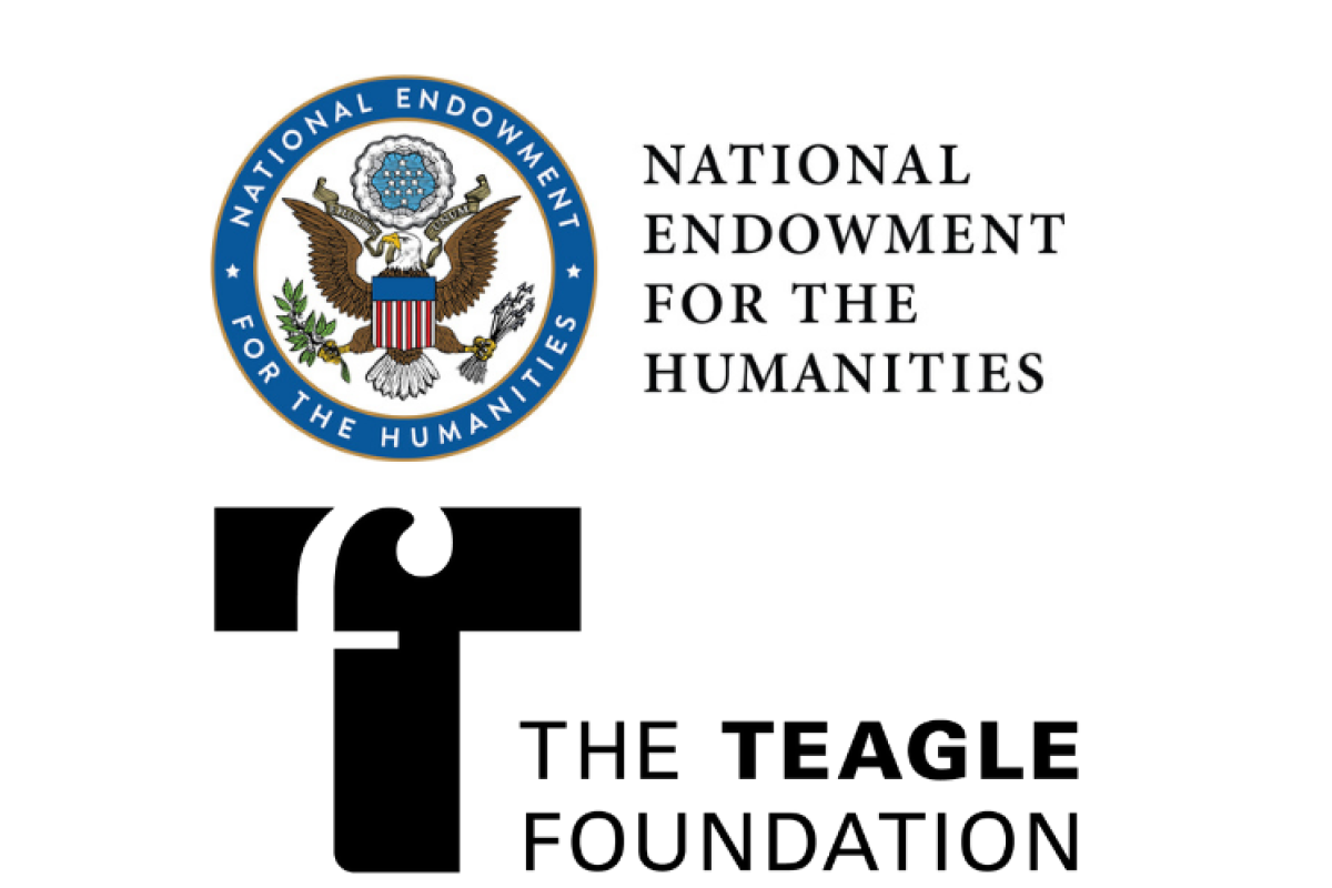 NEH and Teagle Foundation logos