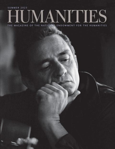 Johnny Cash Pensive