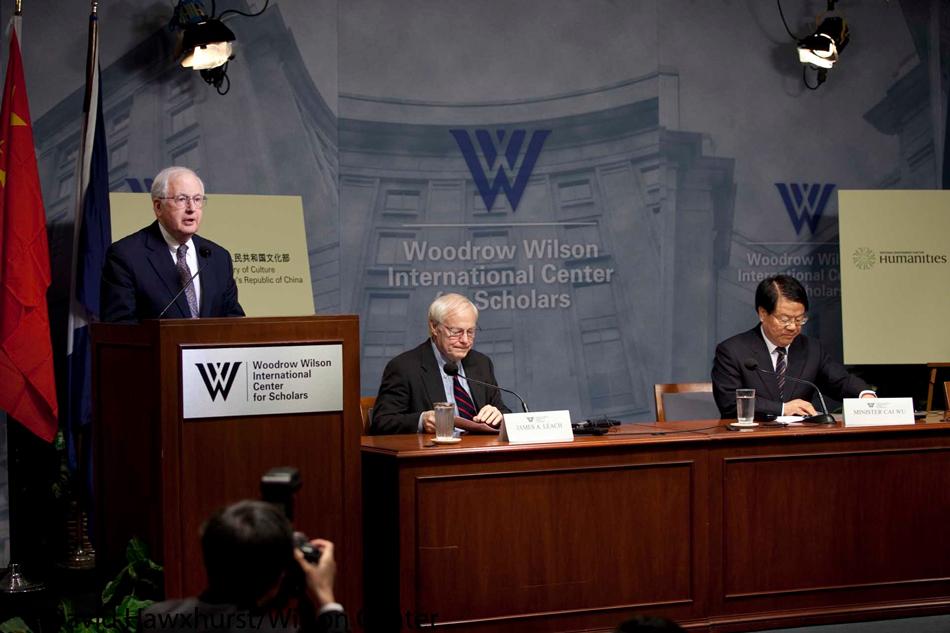 J. Stapleton Roy, Jim Leach, and Cai Wu